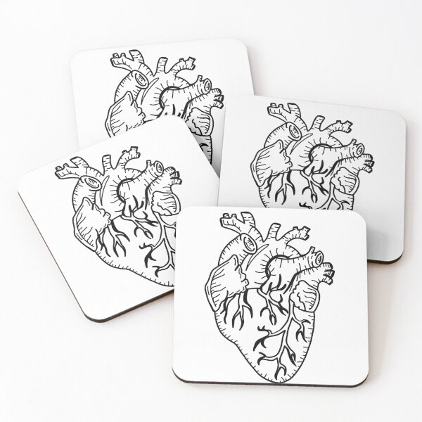 Item preview, Heart (Organ) Tattoo designed and sold by squishteacher.
