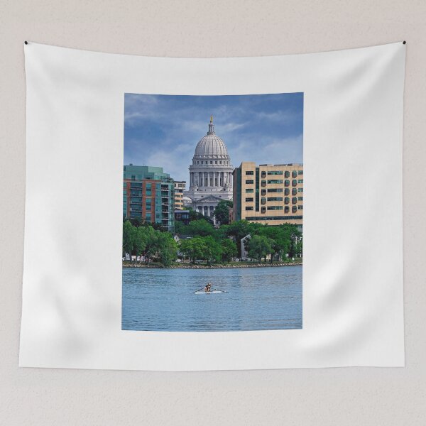 Item preview, Madison Capitol with Rower designed and sold by StevenRalserPhoto.