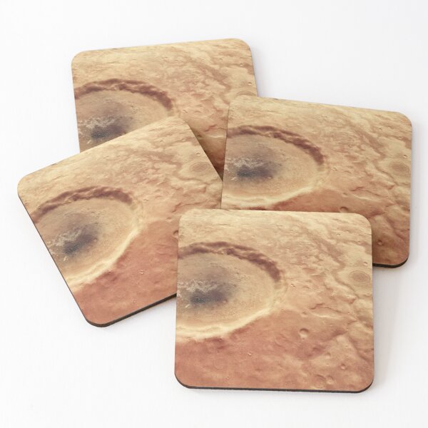Item preview, Perspective view of crater in Aonia Terra (Mars) designed and sold by Raureif.