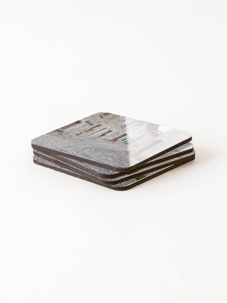 Thumbnail 4 of 5, Coasters (Set of 4), Perouges French Medieval Stone Town designed and sold by CarolinaReina.