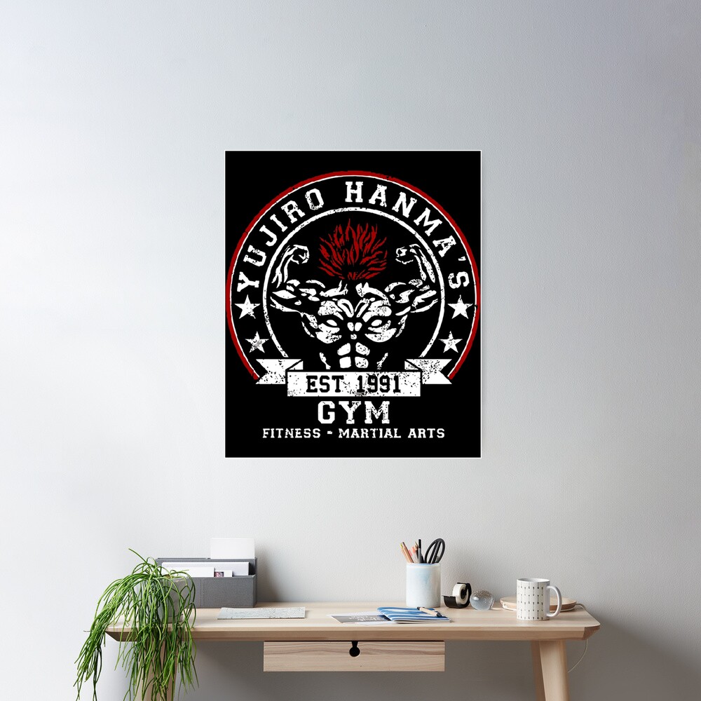 Official Merchandise of Yujiro hanma’s gym - Baki The Grappler | Poster