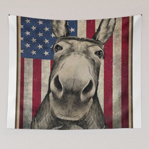 Item preview, Flag Donkey Cure Red And Brown designed and sold by sloezzoet.