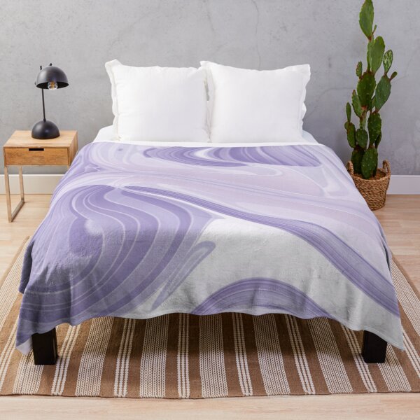 Item preview, preppy pastel lilac purple marble swirls mid century modern  designed and sold by LEILA ART SPACE.