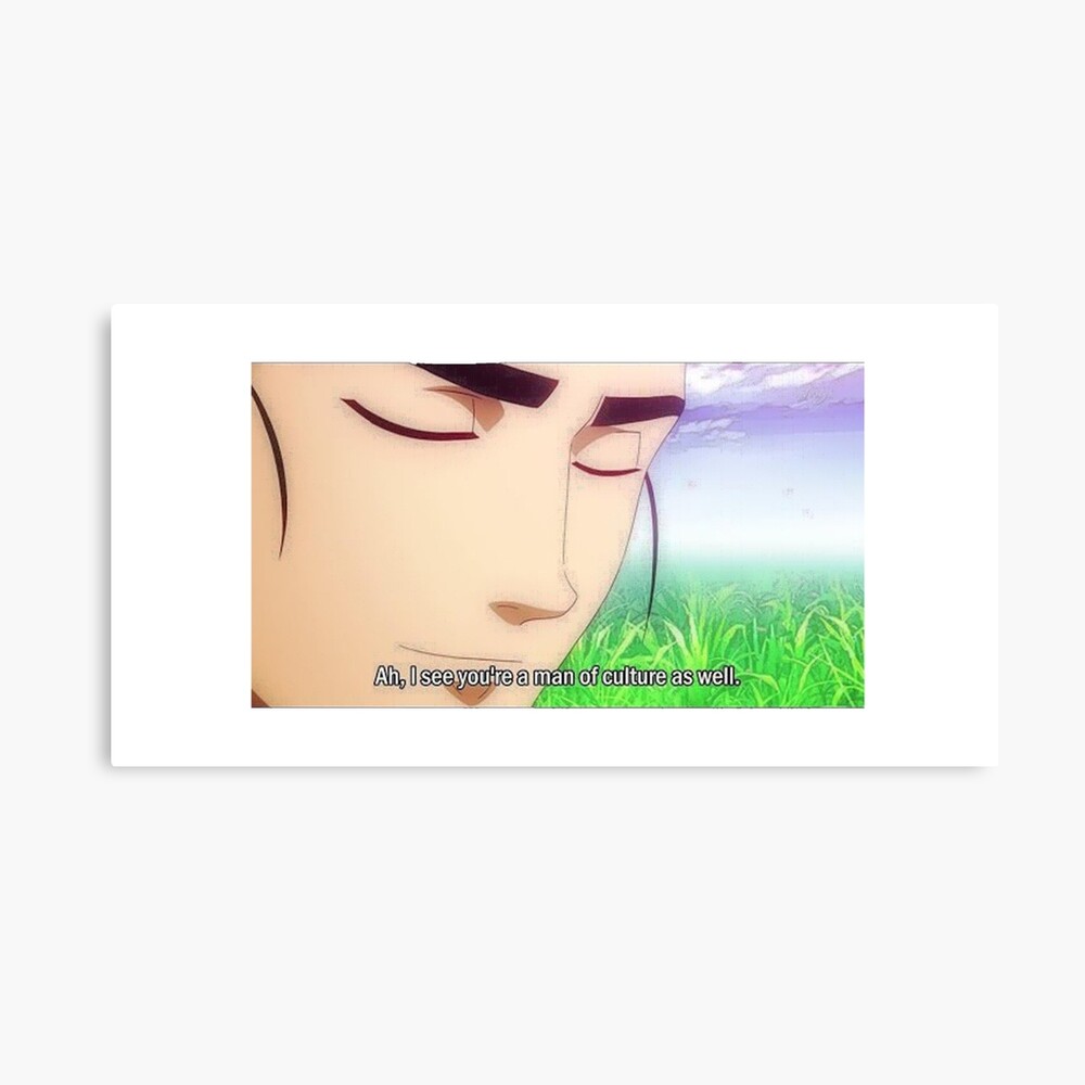 Ah I See You Re A Man Of Culture Photographic Print By Godtiermeme Redbubble