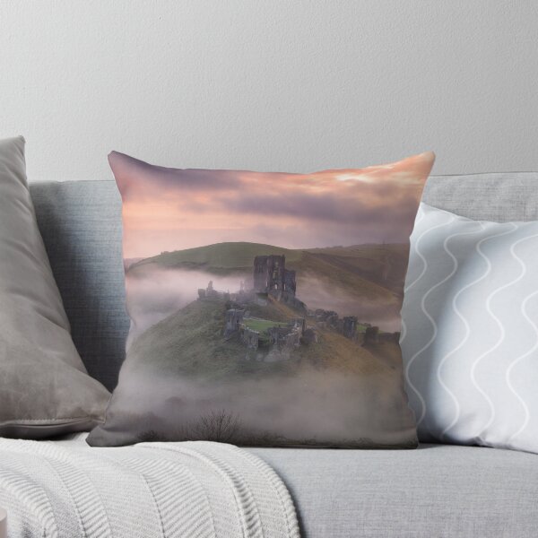 Item preview, Corfe Castle Misty Sunrise 2 designed and sold by Lenscraft by Robin Whalley.