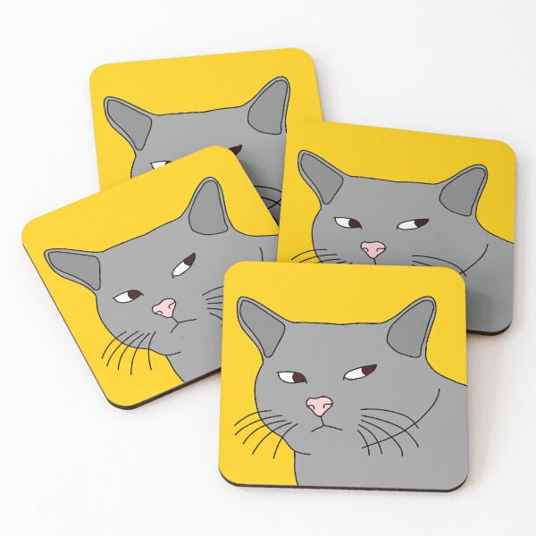 Item preview, suspicious cat designed and sold by Yeaha.