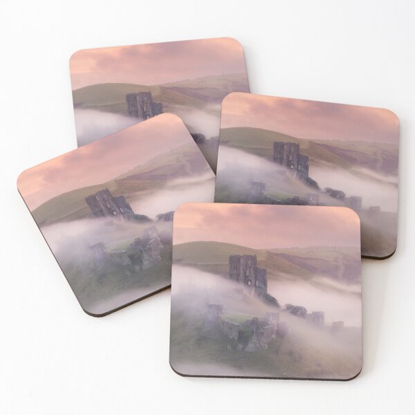 Item preview, Corfe Castle Misty Sunrise 3 designed and sold by Lenscraft by Robin Whalley.