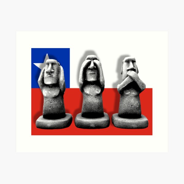 Moai stone statue pop art Royalty Free Vector Image