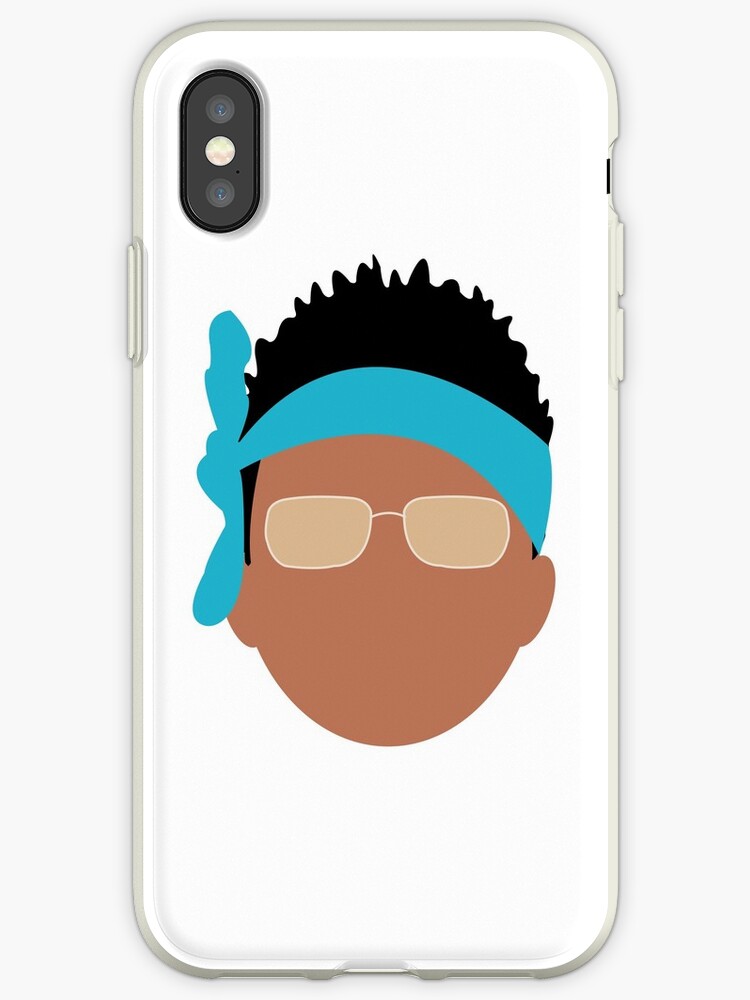 "Metro boomin cartoon drawing light blue" iPhone Cases & Covers by