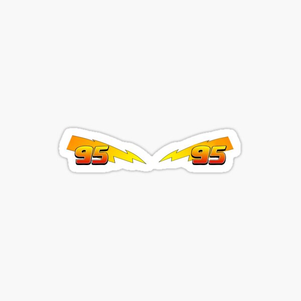 95 Lightning Sticker