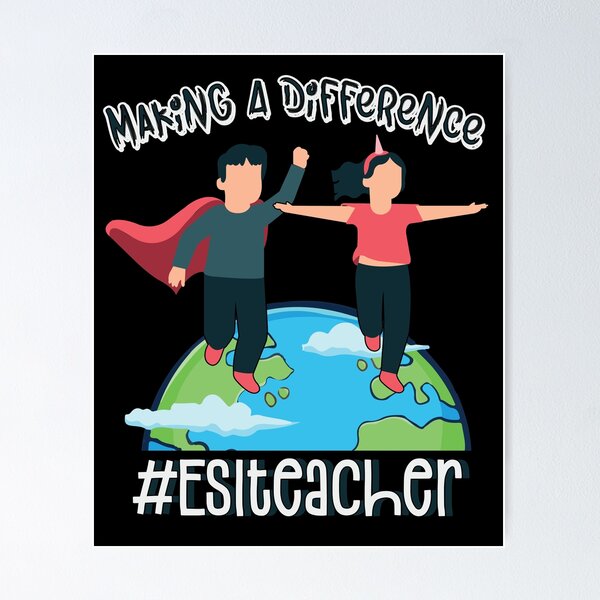 Item preview, Fun Making A Difference Team ESL Teacher Women Appreciation designed and sold by MadrigueraSM-.