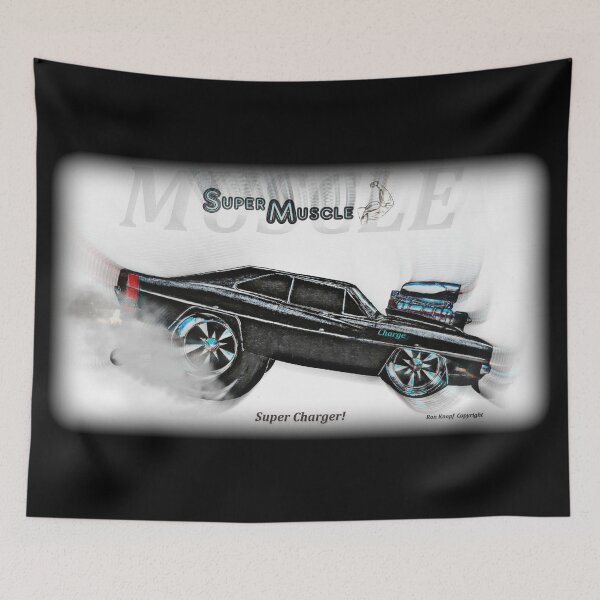 Item preview,   Muscle Cars  //  Manchines              /          Super Charger! designed and sold by Imagin8er.