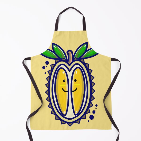 Item preview, cute durian illustration with smile designed and sold by lukmanyasin.