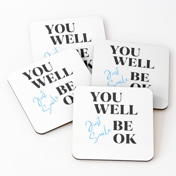 Item preview, JUST SMILE YOU WILL BE OK designed and sold by Happy-SHOP-SHOP.