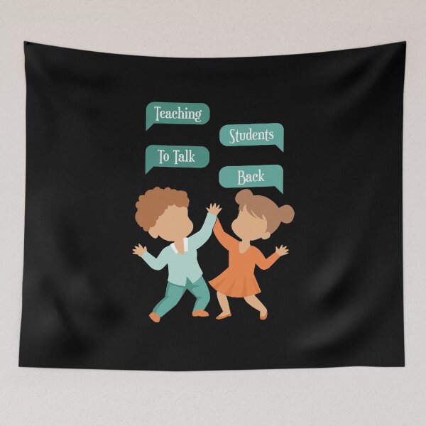 Item preview, Fun Teaching Students To Talk Back ESL Teacher Student Women designed and sold by MadrigueraSM-.