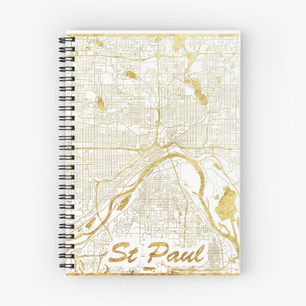 Item preview, St Paul Map Gold designed and sold by HubertRoguski.