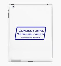 Conjectural Technologies (blue) iPad Case/Skin
