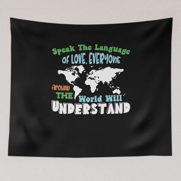 Item preview, Speak The Language Of Love ESL Teacher Women Appreciation designed and sold by MadrigueraSM-.