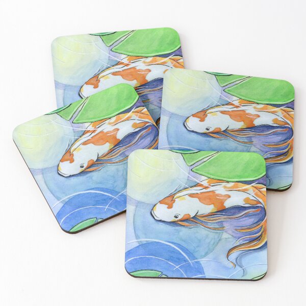 Item preview, Watercolor Koi Fish designed and sold by Amy Preveza.
