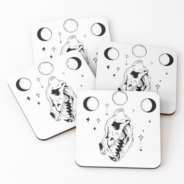 Item preview, Wolf Skull with Moons designed and sold by SophiaMina12.