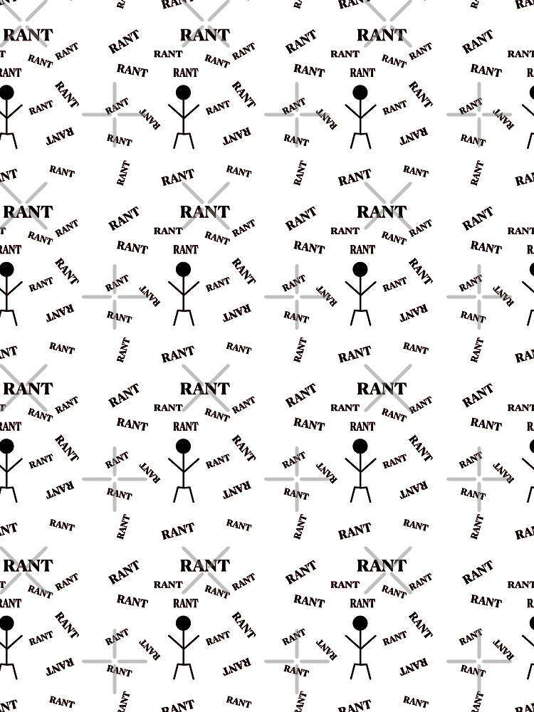 Thumbnail 3 of 3, Scarf, Rant Rant Rant designed and sold by janraydesigns.