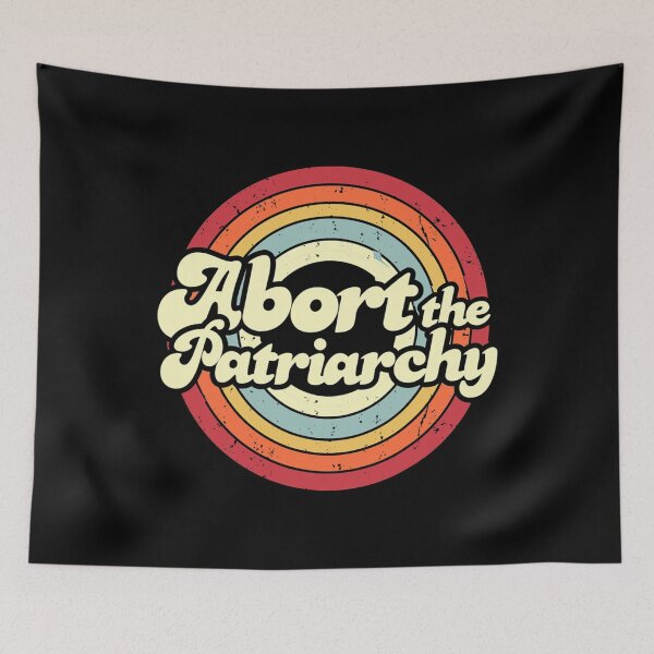 Item preview, Abort The Patriarchy Rainbow Vintage Feminist Women designed and sold by essentialoutlet.