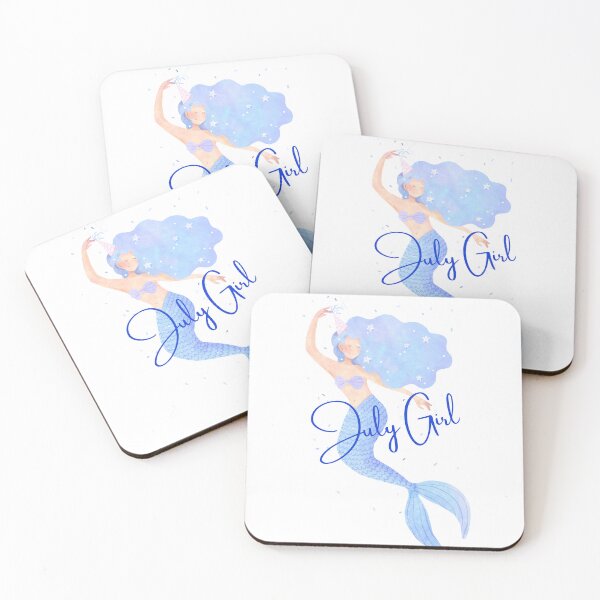 Item preview, July Girl Mermaid designed and sold by Vinsara Store.