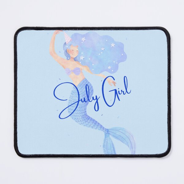 Item preview, July Girl Mermaid designed and sold by Vinsara Store.