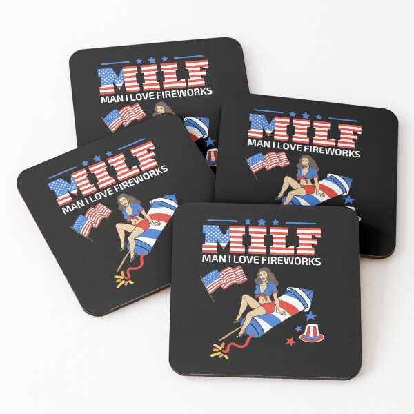 Item preview, Saying Sarcastic MILF Man I Love Fireworks For Men designed and sold by KimberlyOppen.