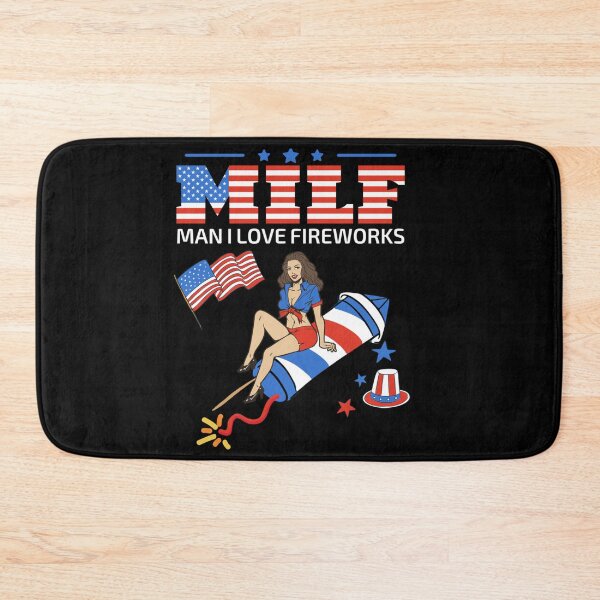 Item preview, Saying Sarcastic MILF Man I Love Fireworks For Men designed and sold by KimberlyOppen.