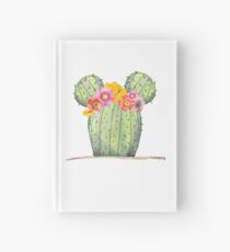 Mouse Cactus with Floral Crown Hardcover Journal