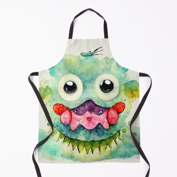 Item preview, Whimsical watercolor cute colorful monster designed and sold by pixelista.