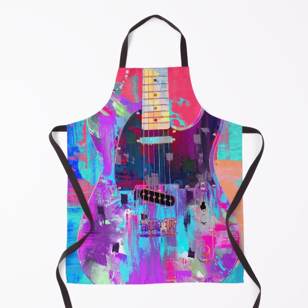Item preview, Painted Tele Guitar Pop Art designed and sold by Stephen Chambers / The Pop Art Factory.