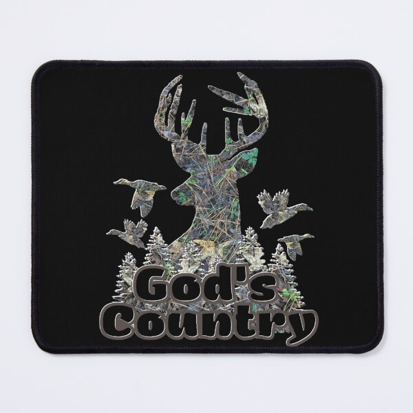 Item preview, God's Country Camouflage Whitetail Buck Deer, Camo Flying Ducks, Deer Hunting Camo Design designed and sold by LifeCrush.
