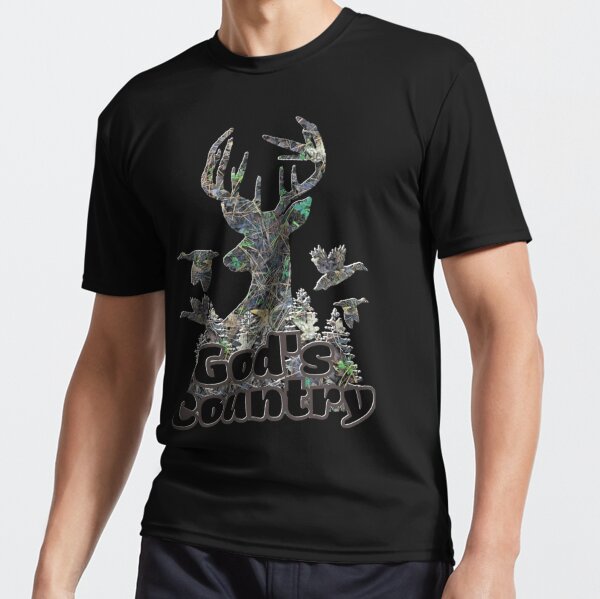 God Made A Deer Hunter T-Shirt – fueledbyfaithoutdoors