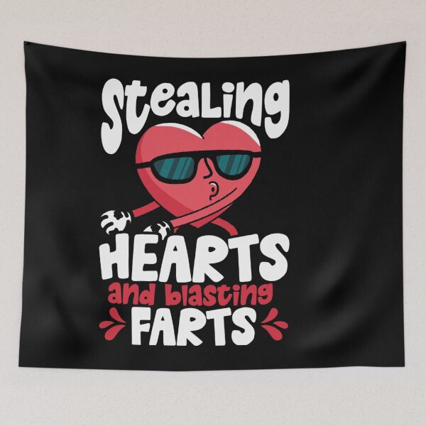 Item preview, Stealing Hearts And Blasting Farts Valentines designed and sold by KimberlyOppen.