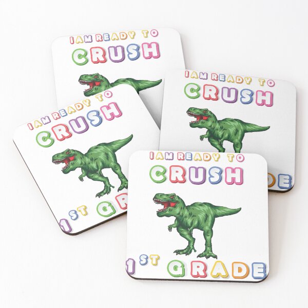 Item preview, Funny Dinosaur I Am Ready To Crush 1st grade designed and sold by Med ing.