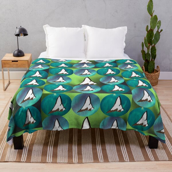 Item preview, SNOW COLD MOUNTAINS DESIGN PATTERN THROW BLANKET designed and sold by CoolMolo.
