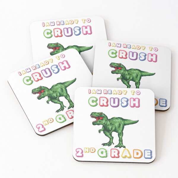 Item preview, Funny Dinosaur I Am Ready To Crush 2nd grade designed and sold by Med ing.