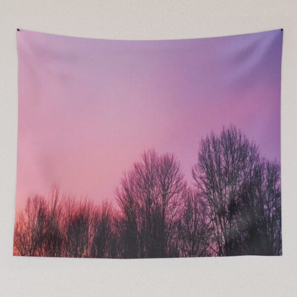 Item preview, Cute Mint Pink Evening Photo Sky-Tall Trees Random Photo designed and sold by lets-travel.