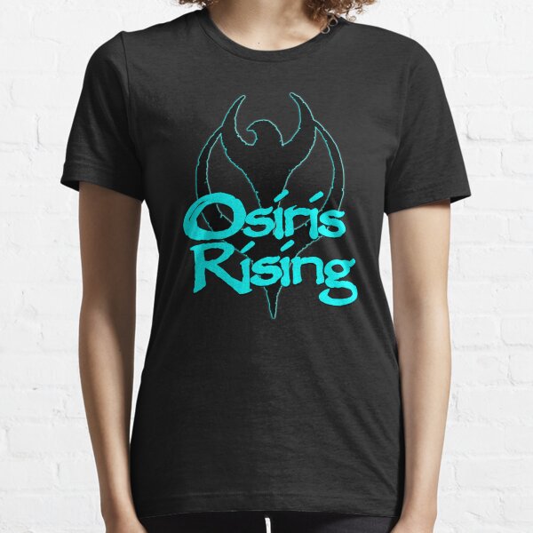 Osiris Rising logo and icon, cyan and black Essential T-Shirt