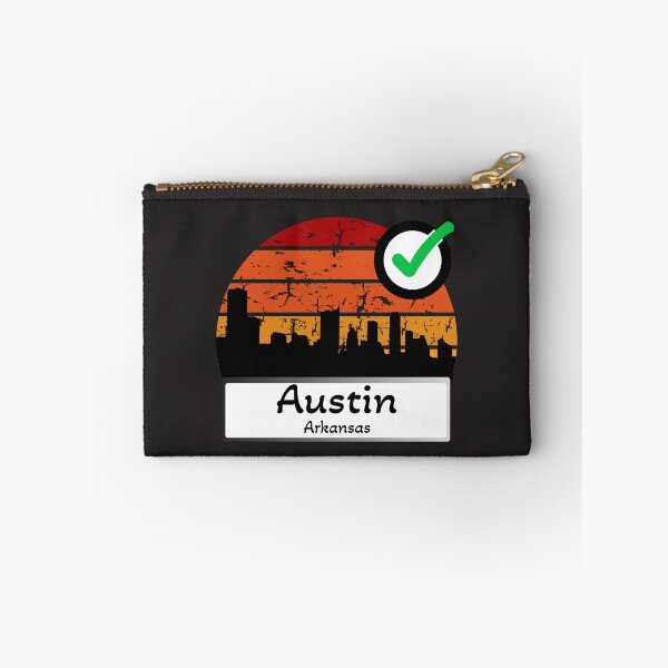 Item preview, Austin Arkansas united states of america Skyline vintage2 designed and sold by WhereIsTravis.