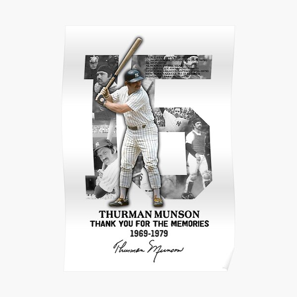 Thurman Munson Yankee For Life Canvas Print / Canvas Art by John