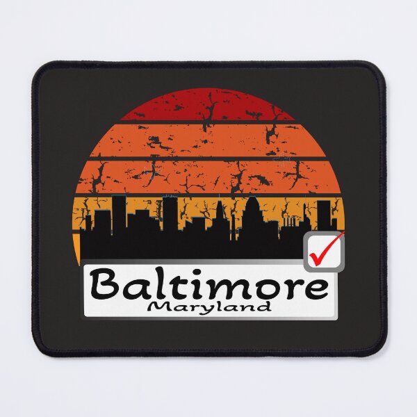 Item preview, Baltimore maryland united states of america vintage designed and sold by WhereIsTravis.