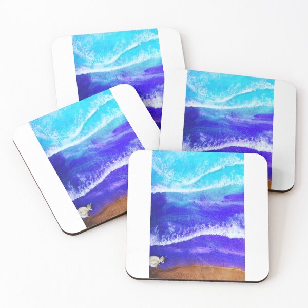 Item preview, Turquoise and Purple Ocean designed and sold by laurschm.