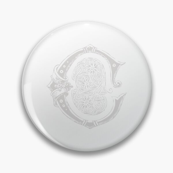 Item preview, Antique Letter C Monogram [light] designed and sold by silver6press.