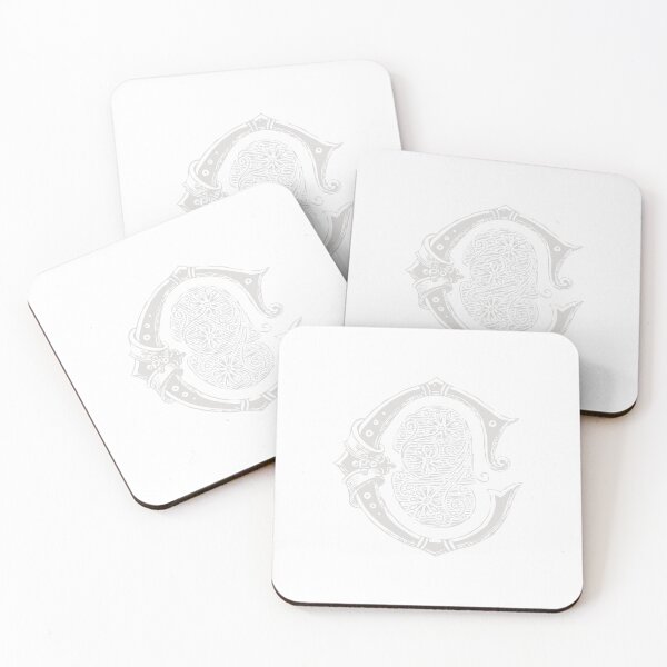 Item preview, Antique Letter C Monogram [light] designed and sold by silver6press.