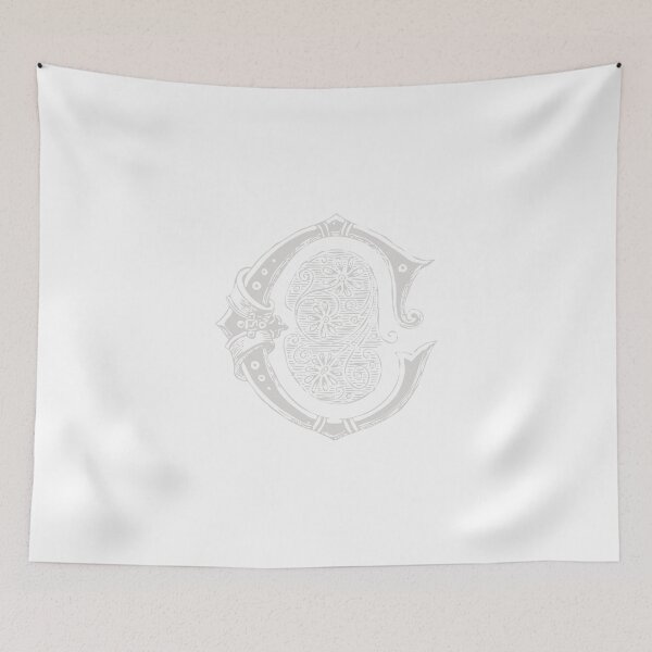 Item preview, Antique Letter C Monogram [light] designed and sold by silver6press.