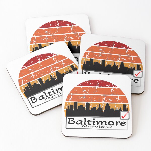 Item preview, Baltimore maryland united states of america vintage designed and sold by WhereIsTravis.