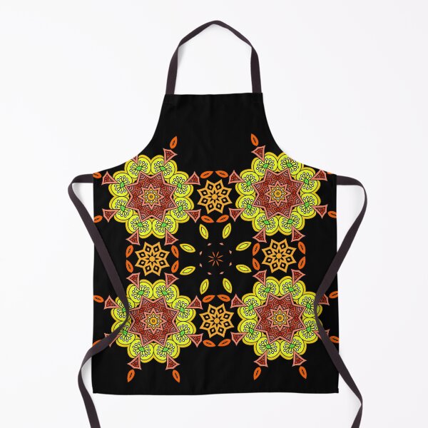 Item preview, Oriental Inspired.. A repeating floral design using warm tones designed and sold by Wonder & Whimsy.